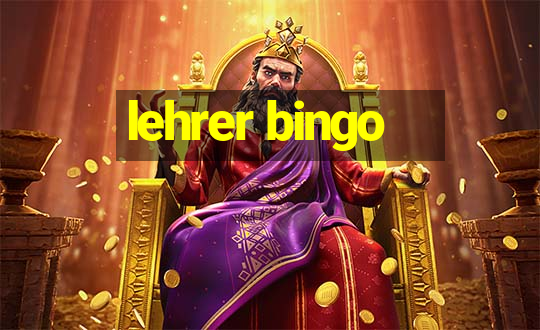 lehrer bingo