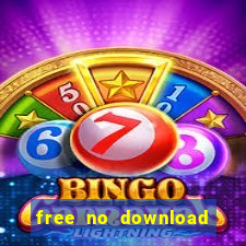 free no download bingo games