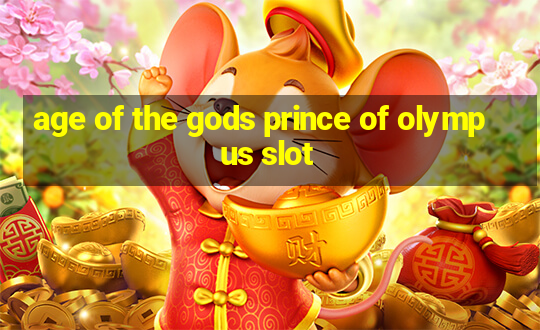 age of the gods prince of olympus slot