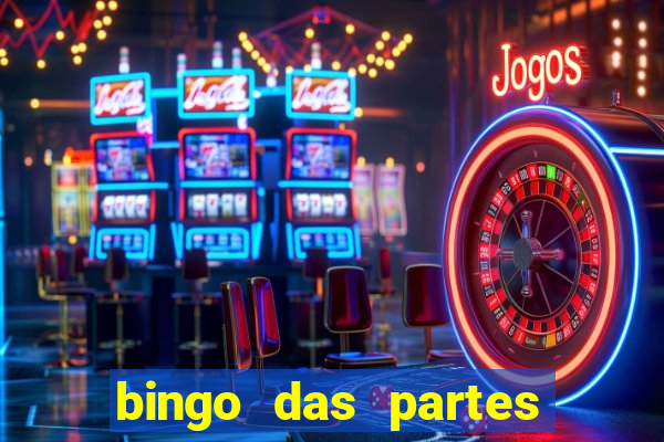 bingo das partes do corpo