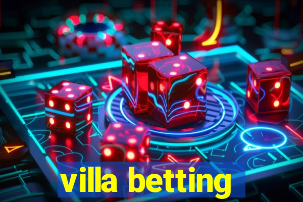 villa betting