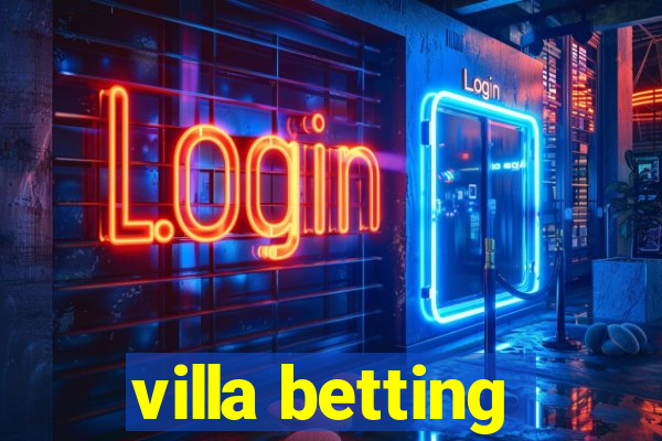 villa betting