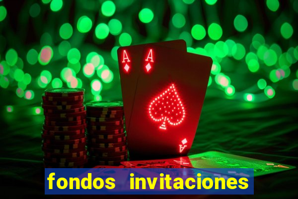 fondos invitaciones de bingo para editar