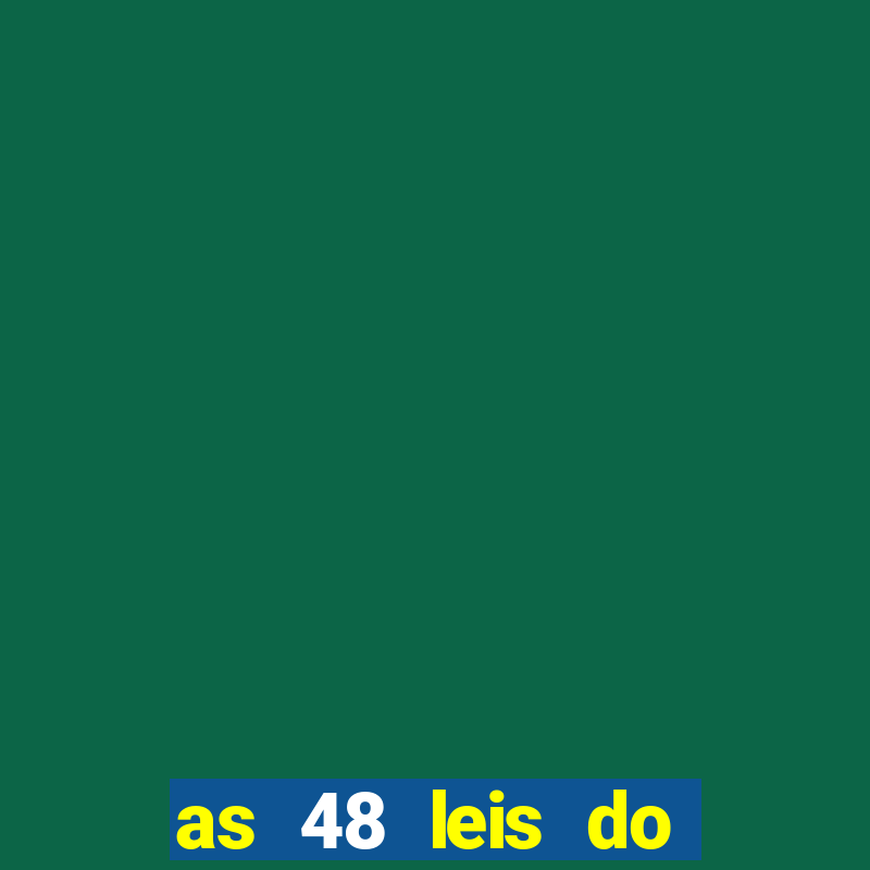 as 48 leis do poder pdf grátis