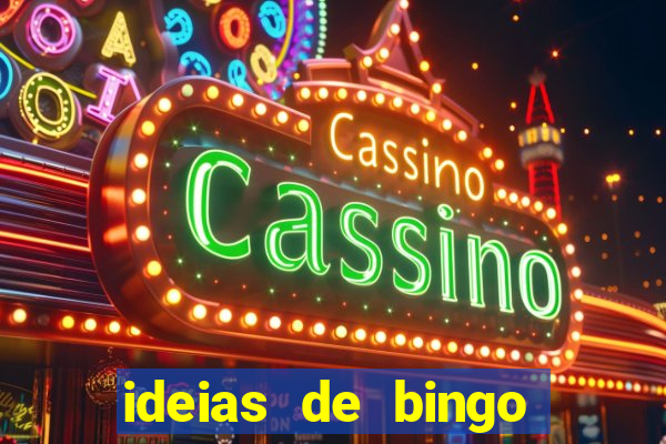 ideias de bingo para o natal