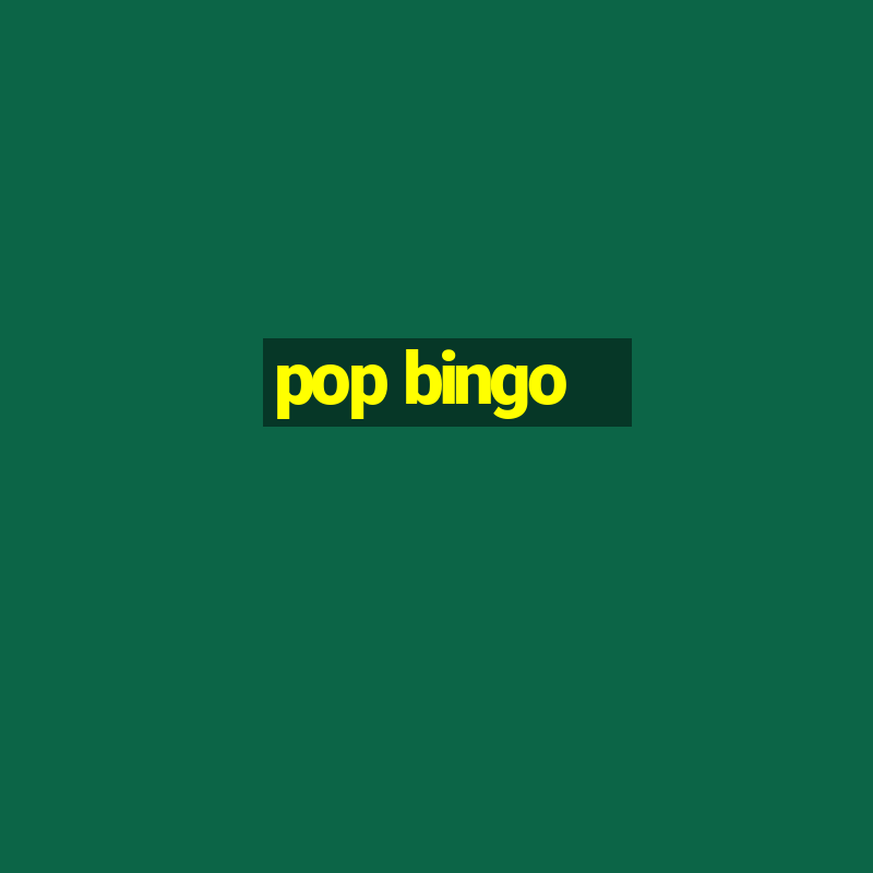 pop bingo