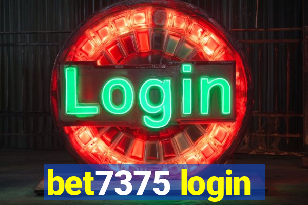 bet7375 login