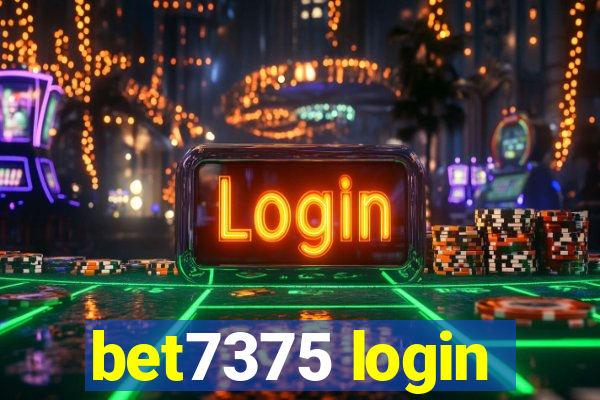 bet7375 login