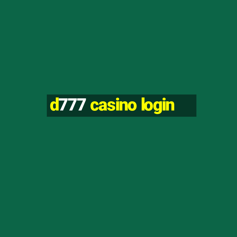 d777 casino login