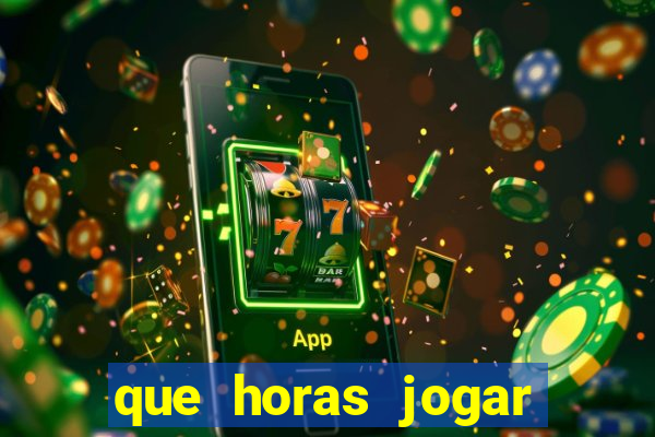 que horas jogar fortune tiger