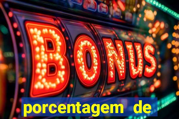 porcentagem de jogos slots