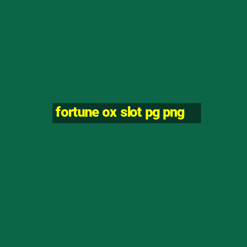 fortune ox slot pg png