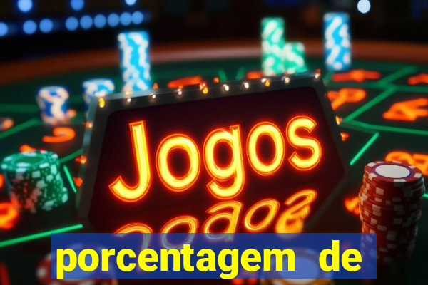 porcentagem de ganhos slots