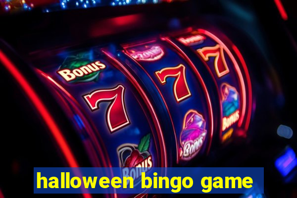 halloween bingo game