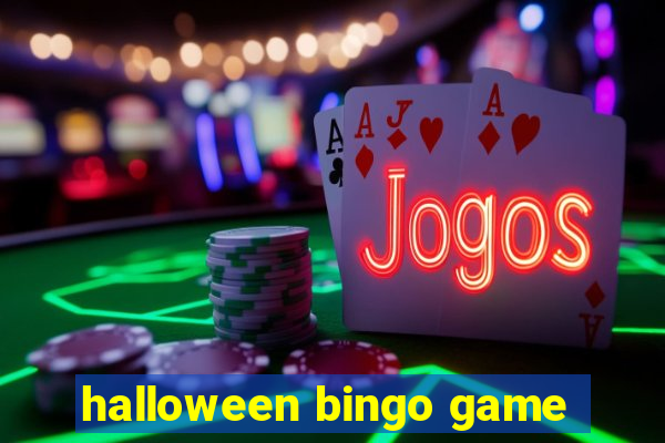 halloween bingo game