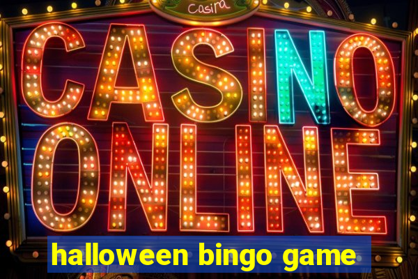 halloween bingo game