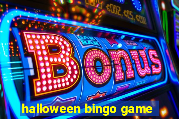 halloween bingo game