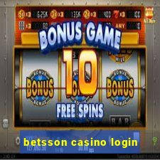 betsson casino login