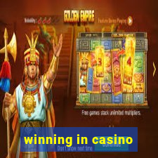 winning in casino