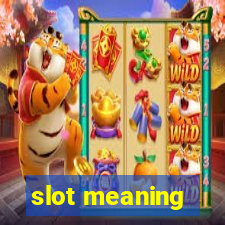 slot meaning