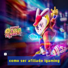 como ser afiliado igaming