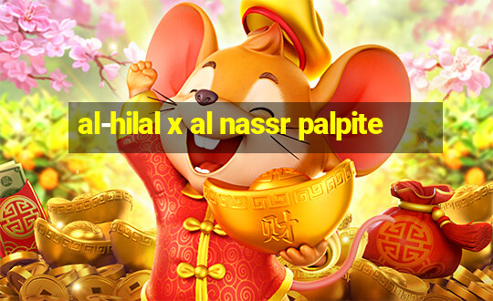 al-hilal x al nassr palpite