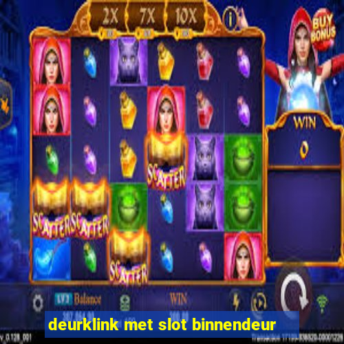 deurklink met slot binnendeur