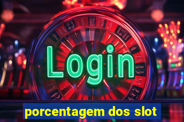 porcentagem dos slot