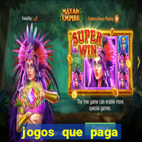 jogos que paga dinheiro de verdade no pix