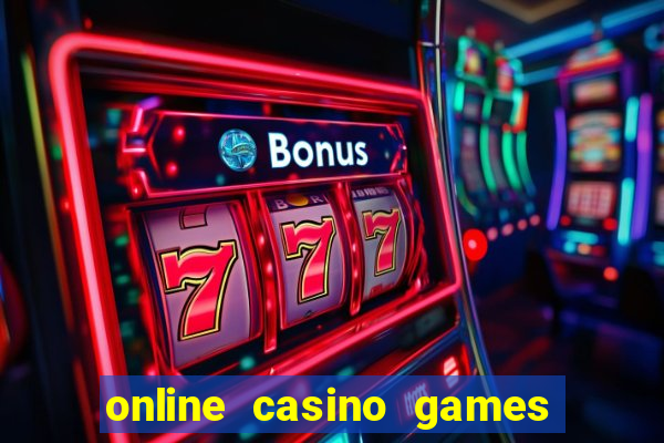 online casino games for real money