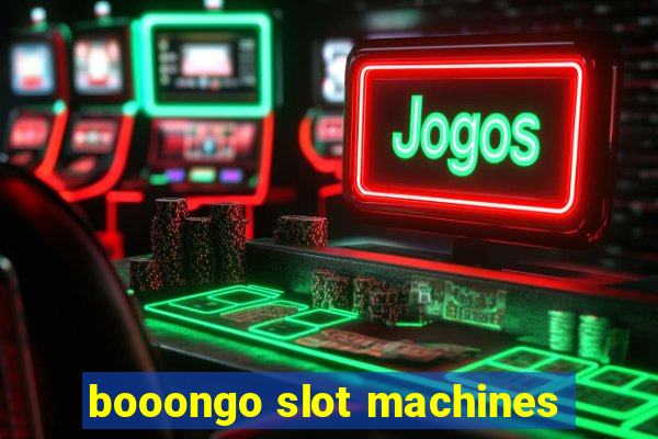 booongo slot machines