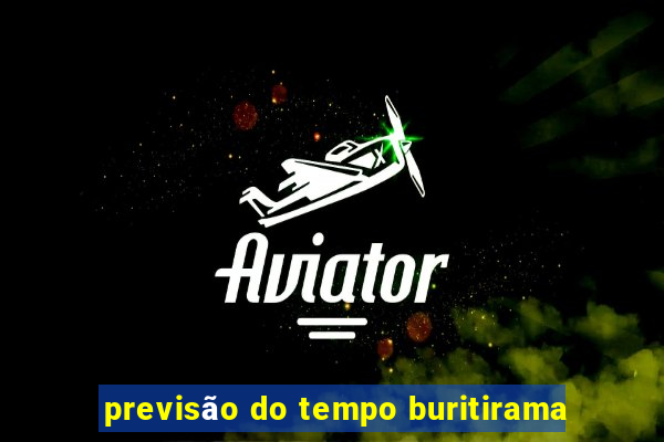 previsão do tempo buritirama