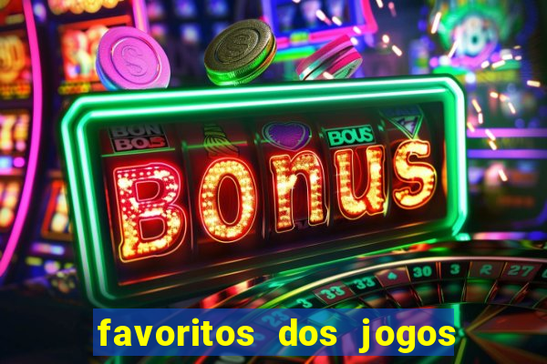 favoritos dos jogos de hoje do brasileir?o