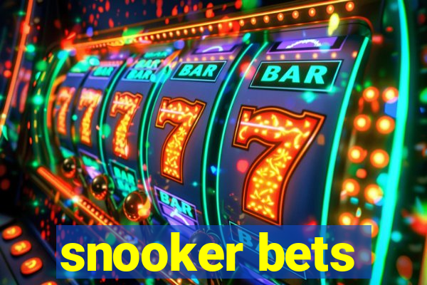 snooker bets