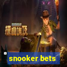 snooker bets