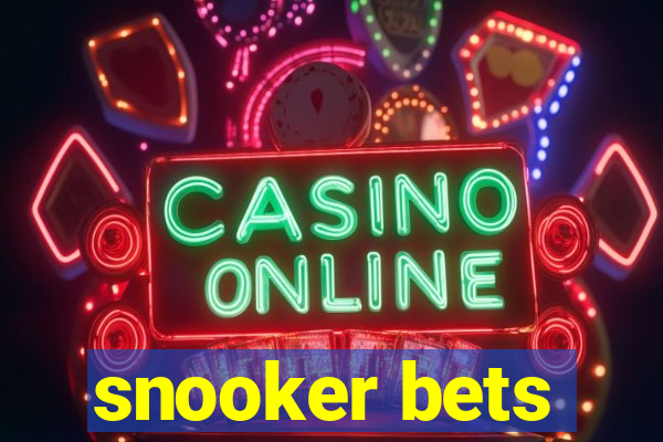 snooker bets