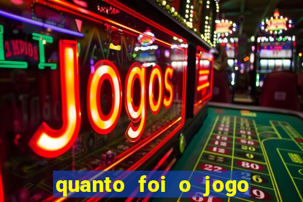 quanto foi o jogo do fluminense