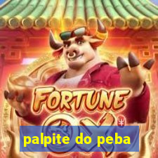 palpite do peba