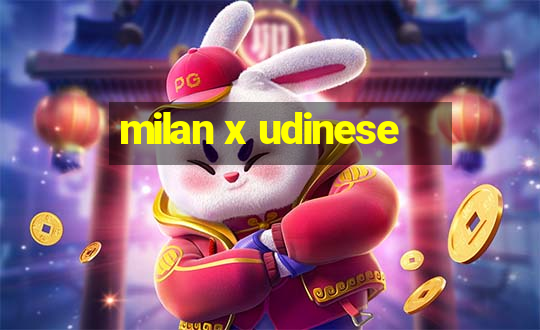 milan x udinese