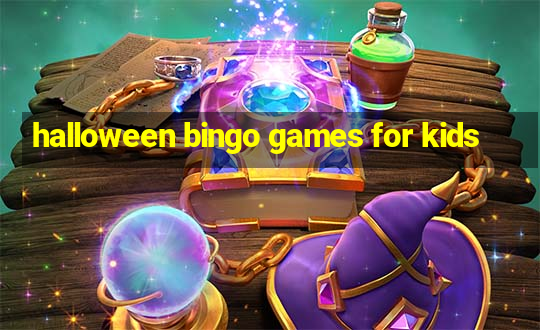 halloween bingo games for kids