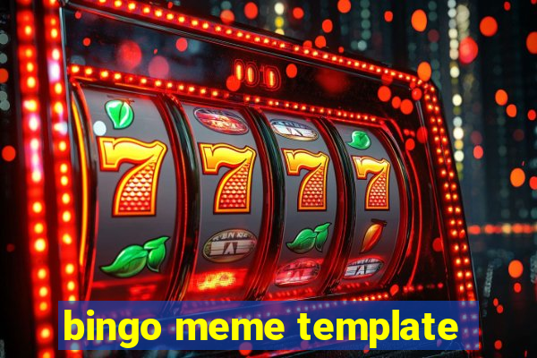 bingo meme template