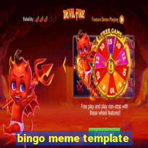 bingo meme template