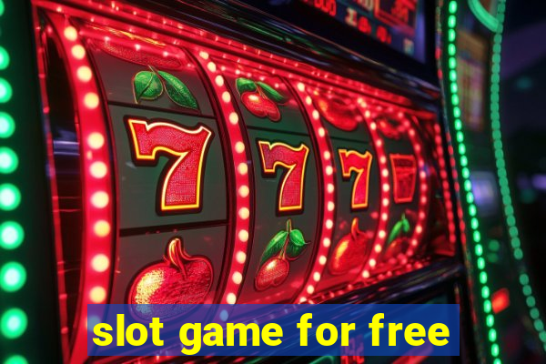 slot game for free