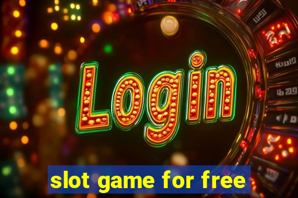 slot game for free