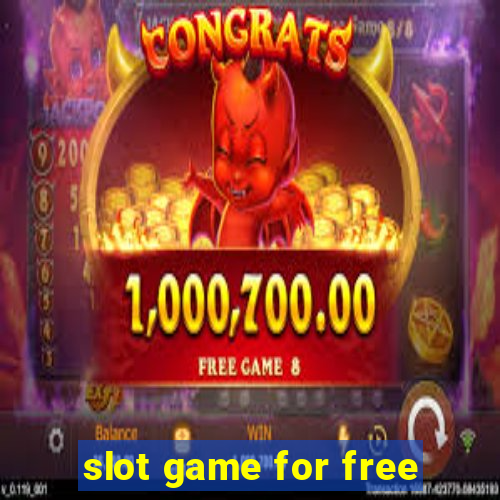 slot game for free