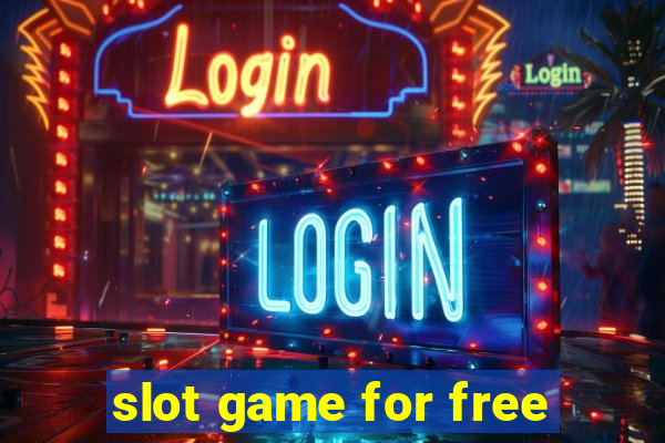 slot game for free