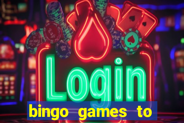 bingo games to play for free