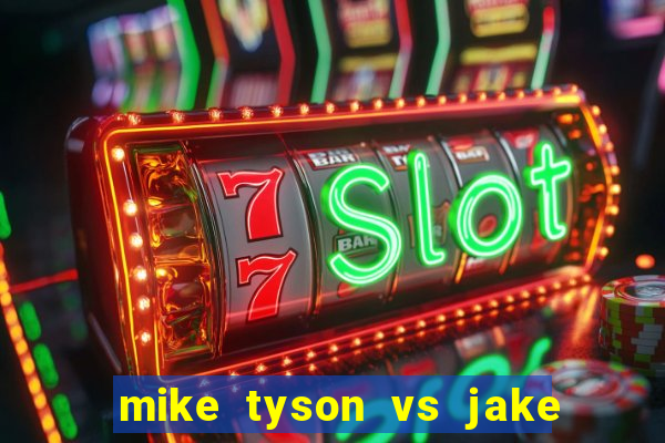 mike tyson vs jake paul assistir online