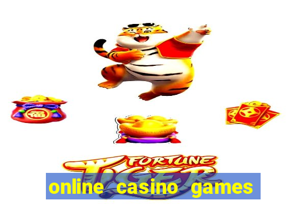 online casino games real money