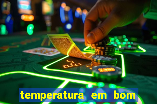 temperatura em bom jesus da lapa